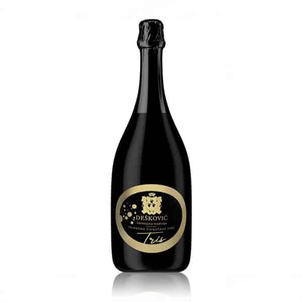 DEŠKOVIĆ TRIS pjenušavo vino